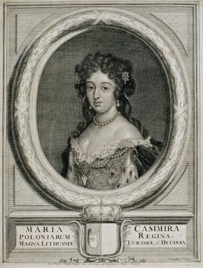 Maria Kazimiera Sobieska (1641-1716) 1674 by Pieter Stevens or Stephani